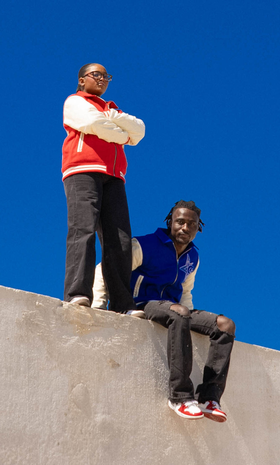 BLUE & RED ICON 25 VARSITY JACKET