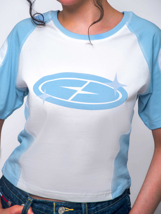 Blue Sweet n' Snatched Baby Tee