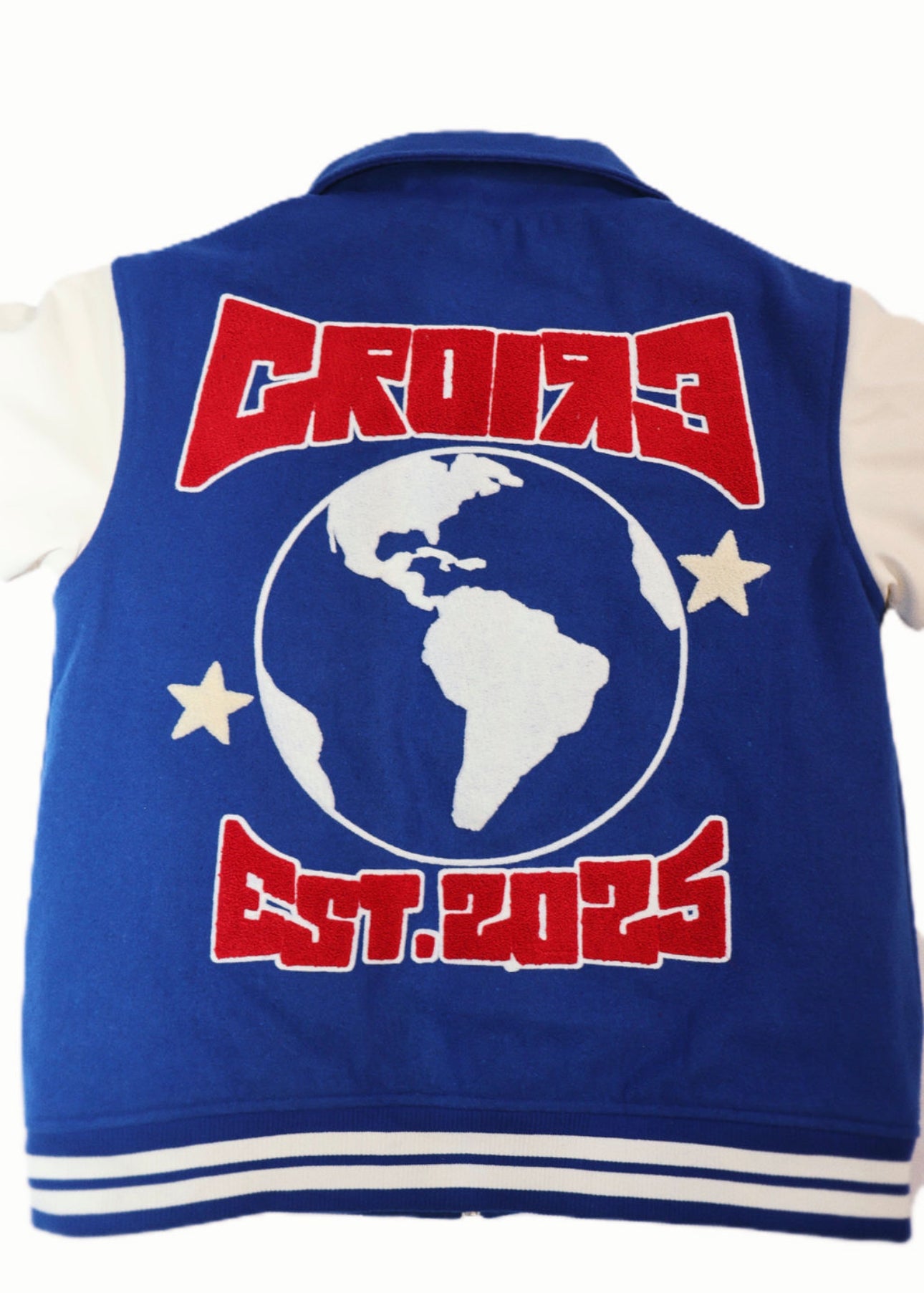 BLUE ICON 25 VARSITY JACKET