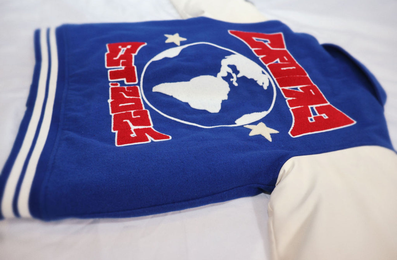 BLUE ICON 25 VARSITY JACKET