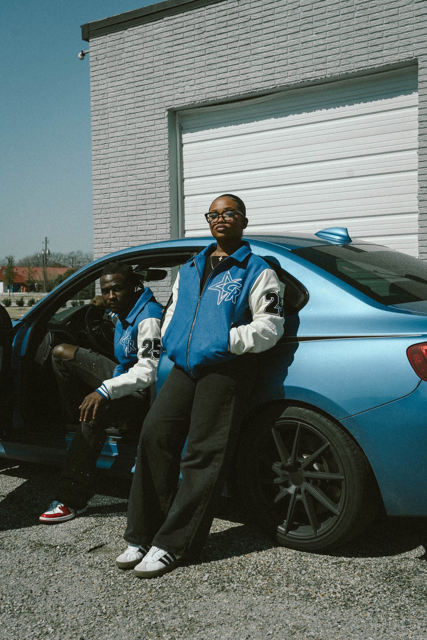 BLUE ICON 25 VARSITY JACKET